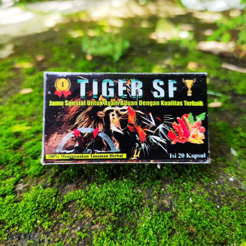 Tiger SF New Original Obat Ayam Laga Penambah Stamina Agresifitas Daya Tahan Rawatan Laga 100% Herba