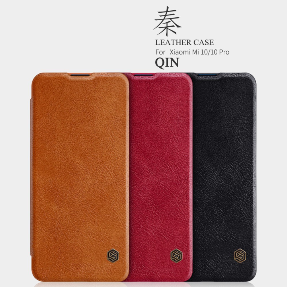 Flip Cover XIAOMI Mi 10 / Pro Nillkin Qin Leather Flip Case Original