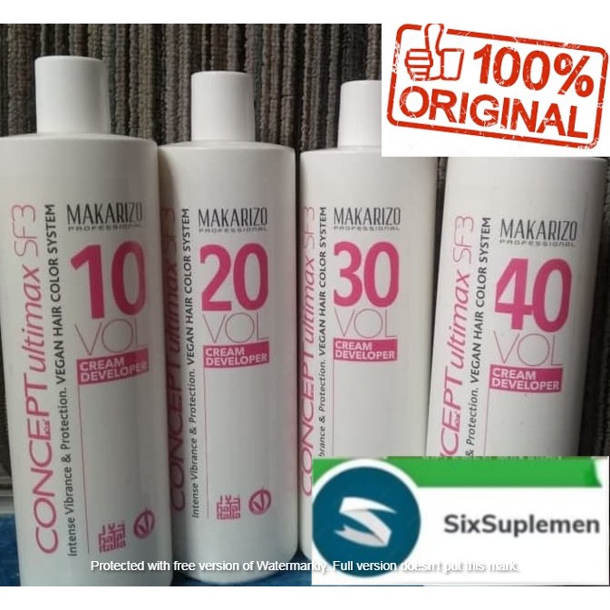 Makarizo Cream Developer Oxidant  Peroxide 1000 ml