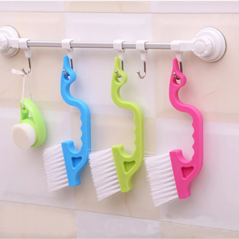 [Corner &amp; Groove &amp; Crevice Cleaning Brush, Squeegee Brush] [Swan Shaped Window Groove Cooktop Crevice Cleaner] [Household Deep Cleaning Tool]