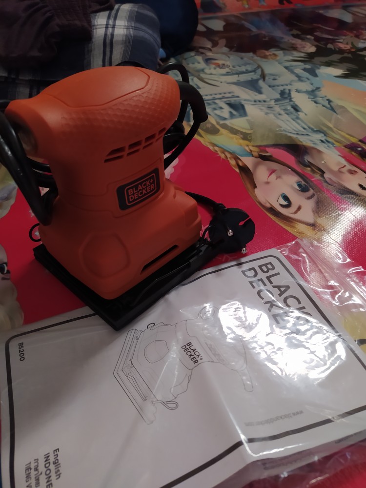 Mesin Amplas / Sander Black & Decker Sander Blackdecker