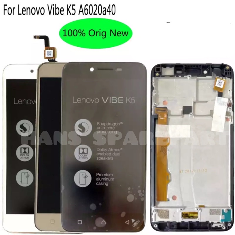 LCD TOUCHSCREEN LENOVO VIBE K5 / A6020 A40 - ORI COMPLETE