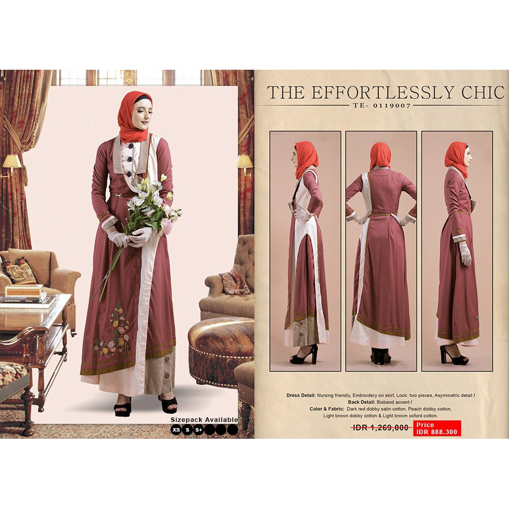 (SALE RAMADHAN) Gamis Tuneeca TE-0119007