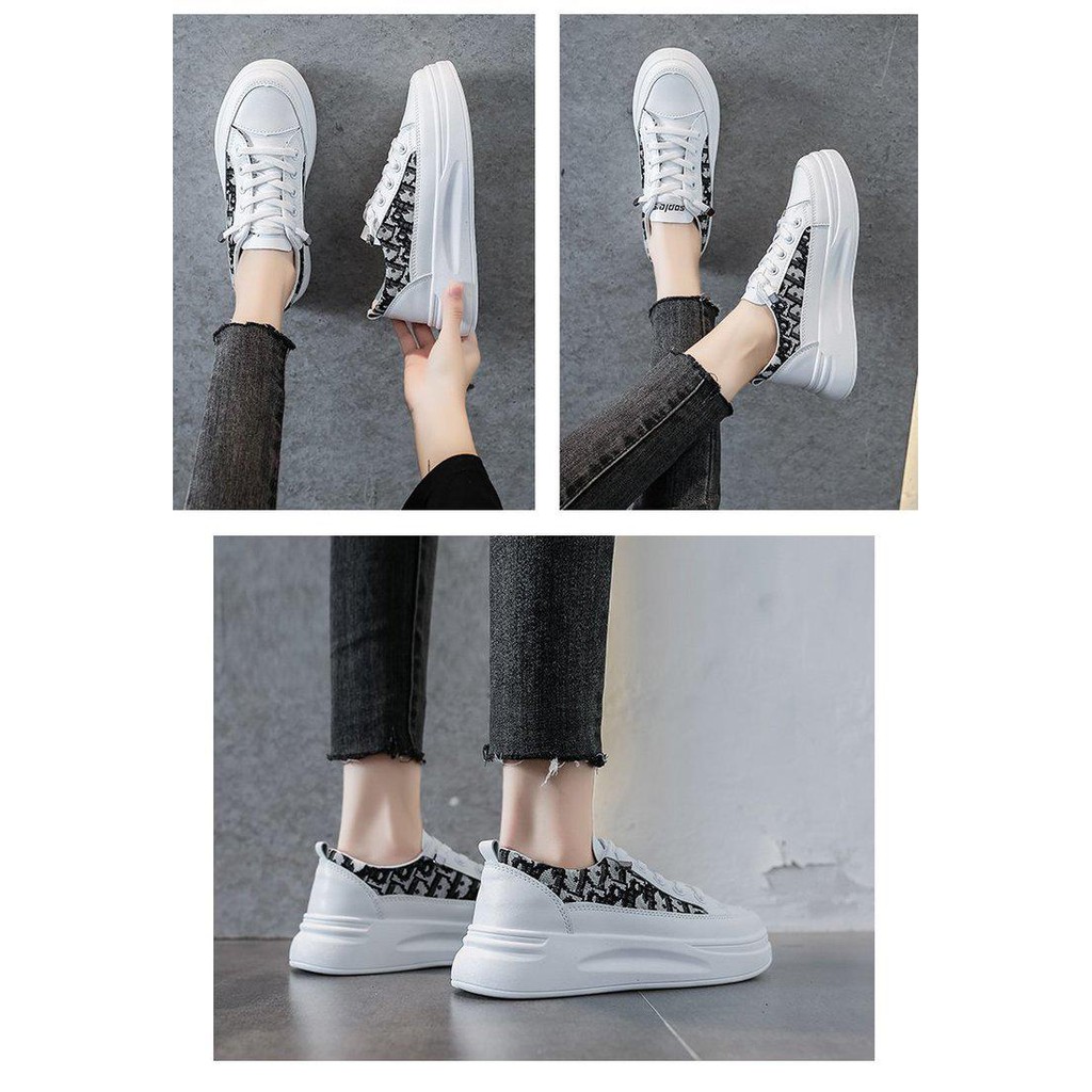 Free Box Sepatu Sneakers Wanita Import Sepatu Kanvas Wanita Kasual Polos Tali Premium Quality Sepatu Sneaker Putih Wanita Import Premium Quality Sepatu Olahraga NS2080