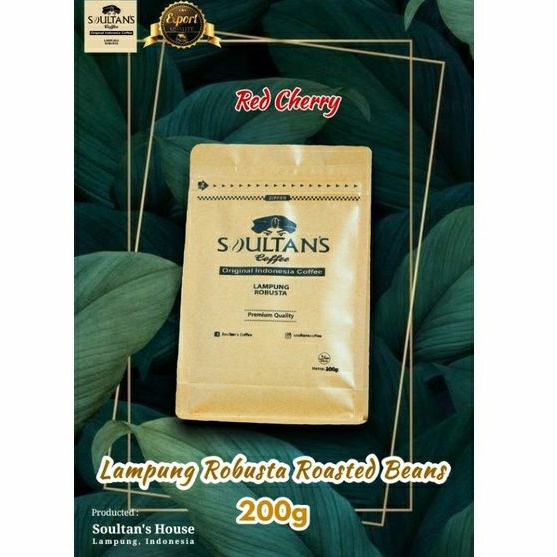 

Robusta Lampung - Soultan's Coffee 500g Red Cherry Bubuk, Natural process, Best Quality (Expor Quality)