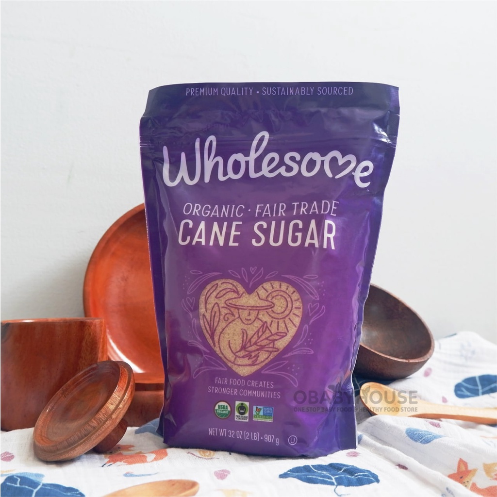 Wholesome Organic Cane Sugar 907 gr