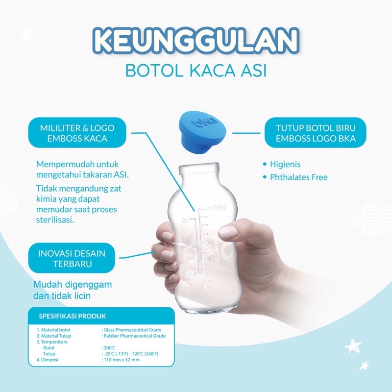 PAKET BKA BOTOL KACA ASI ISI 8