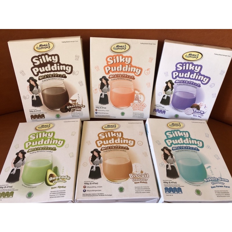 SILKY PUDDING Box Bubuk Puding Lembut