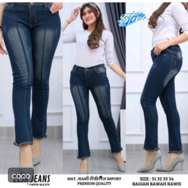 Celana jeans wanita Elsa