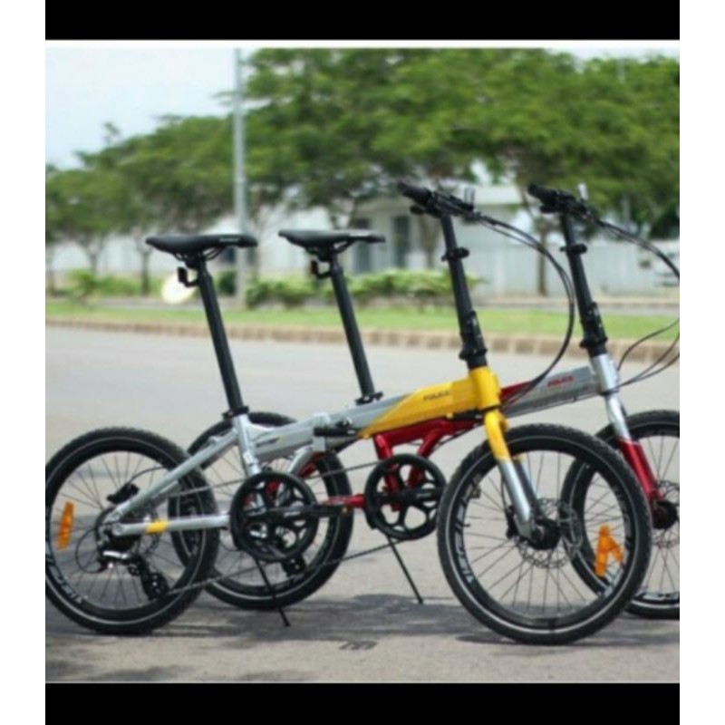 Sepeda Lipat 20 inci Elemen Police Texas 8+ Free Helm