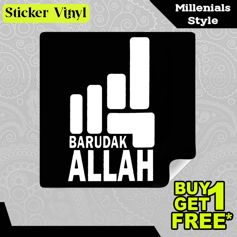 

Stiker Sticker Barudak ALLAH Gambar Unik Desain Keren dan Kekinian Aesthetic Bahan Vinyl Satuan Anti Air
