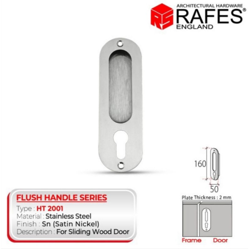 Handle tanam Rafes stainless steel HT 2001