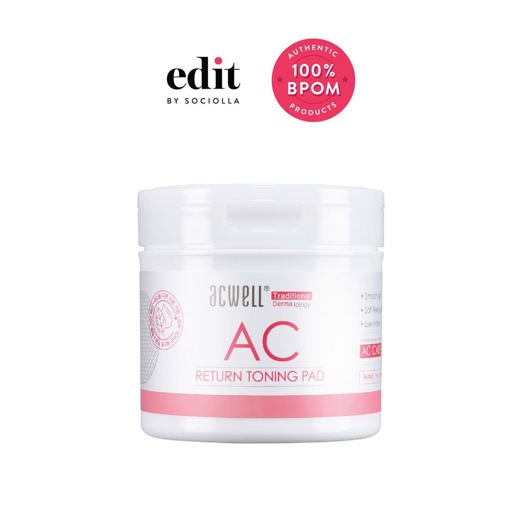 

Acwell Ac Return Toning Pad, Size - 120 ml - Edit by Sociolla