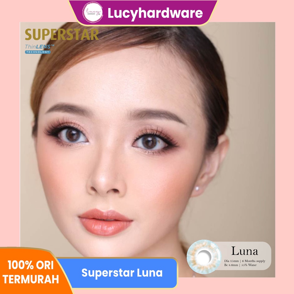 Superstar Luna softlens warna bulanan