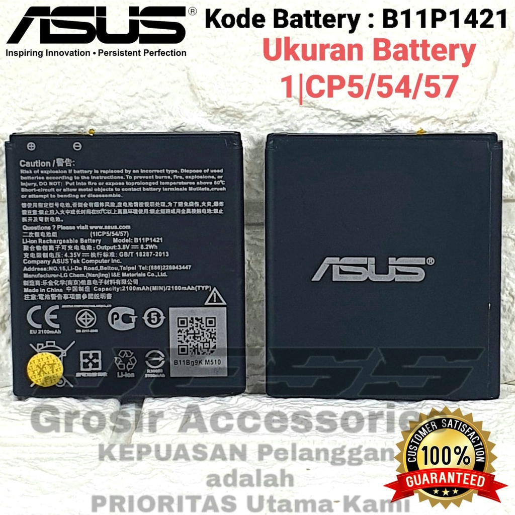 Baterai Battery Asus Zenfone C - Zenfone 4C - Z007 - ZC451CG  B11P1421 / B11BG9C Original