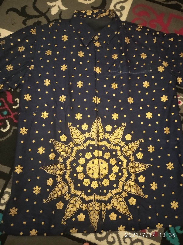 Set Coupel Gamis Matahari Navy Terbaru-couple Songket-set Batik Palembang-seragam Keluarga