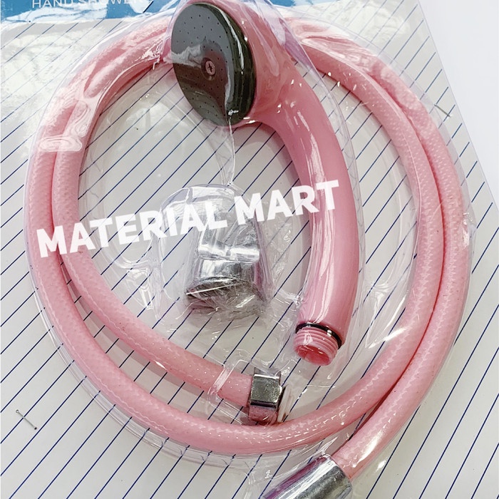 Hand Shower Mandi Bulat | Shower Mandi PVC Warna | Perlengkapan Kamar Mandi | Perlengkapan Mandi | Kepala Shower Bulat | Material Mart