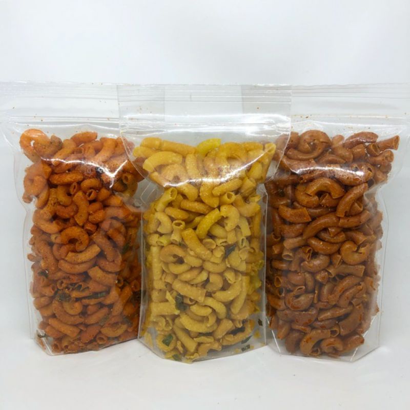 

Makaroni 100 Gram (Pedas Jeruk, Pedas Minyak, Original)