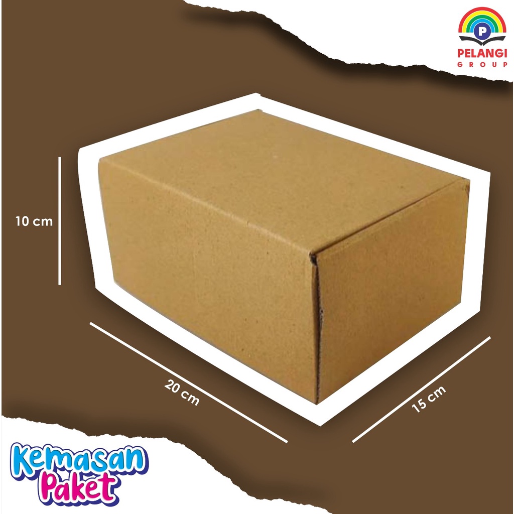 

BOX GIFT HAMPERS CORRUGATED BOX BENTUK PERSEGI PANJANG UKURAN BESAR 20 x 15 - T10