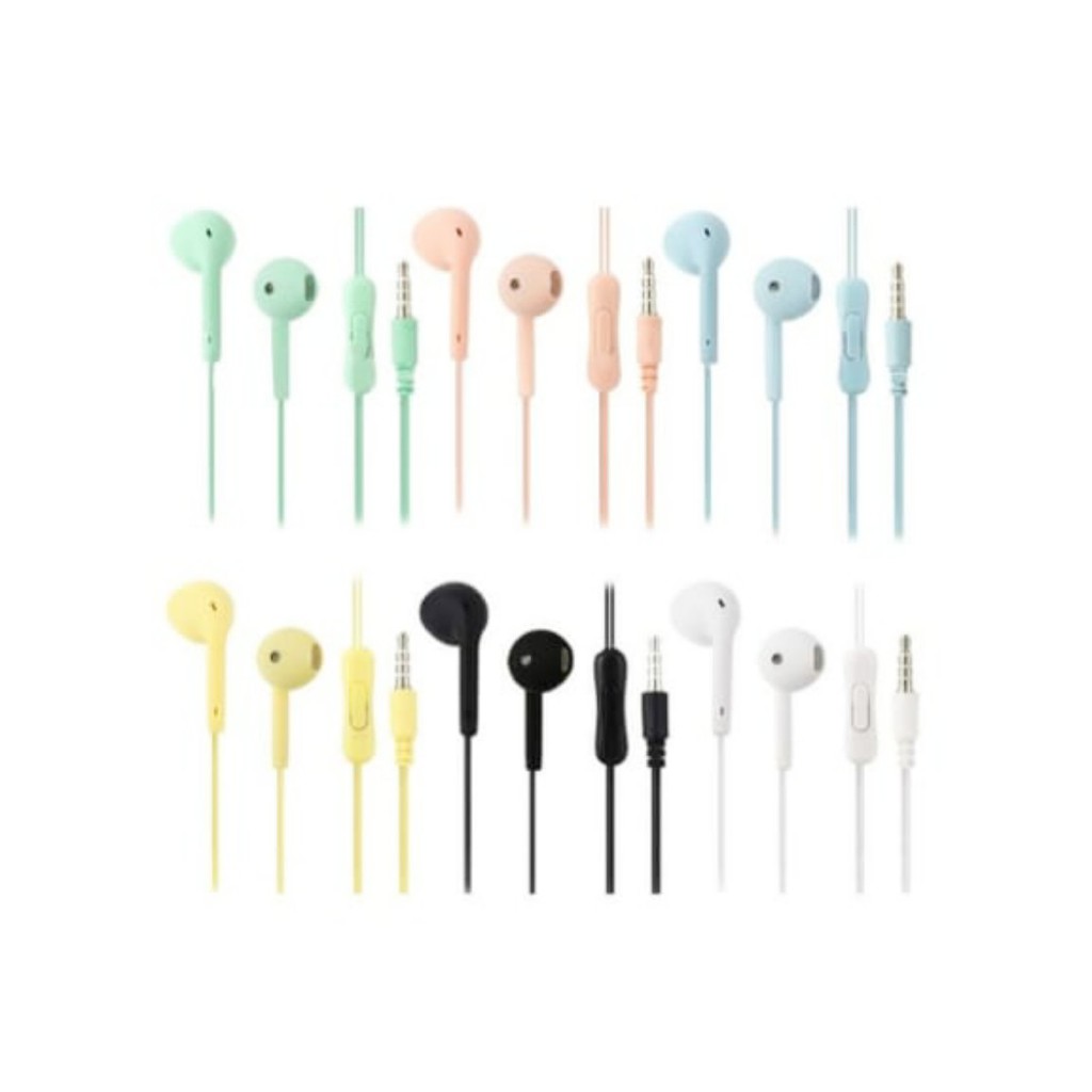 Headset Stereo U19 Macaron Handsfree Extra Bass Earphone U 19