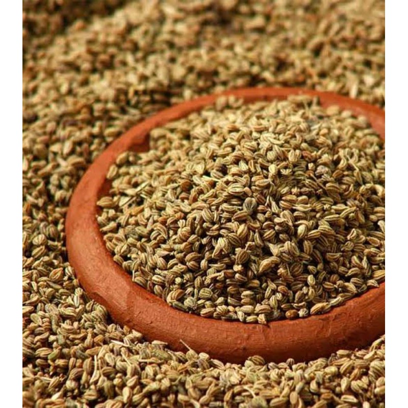 

Bumbu Rempah India Ajwain Seeds 500gr / Biji Nakhwa / Carom Seeds