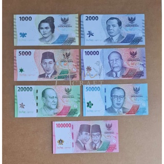 Jual 50 lembar uang mainan versi baru tahun 2022 | Shopee Indonesia