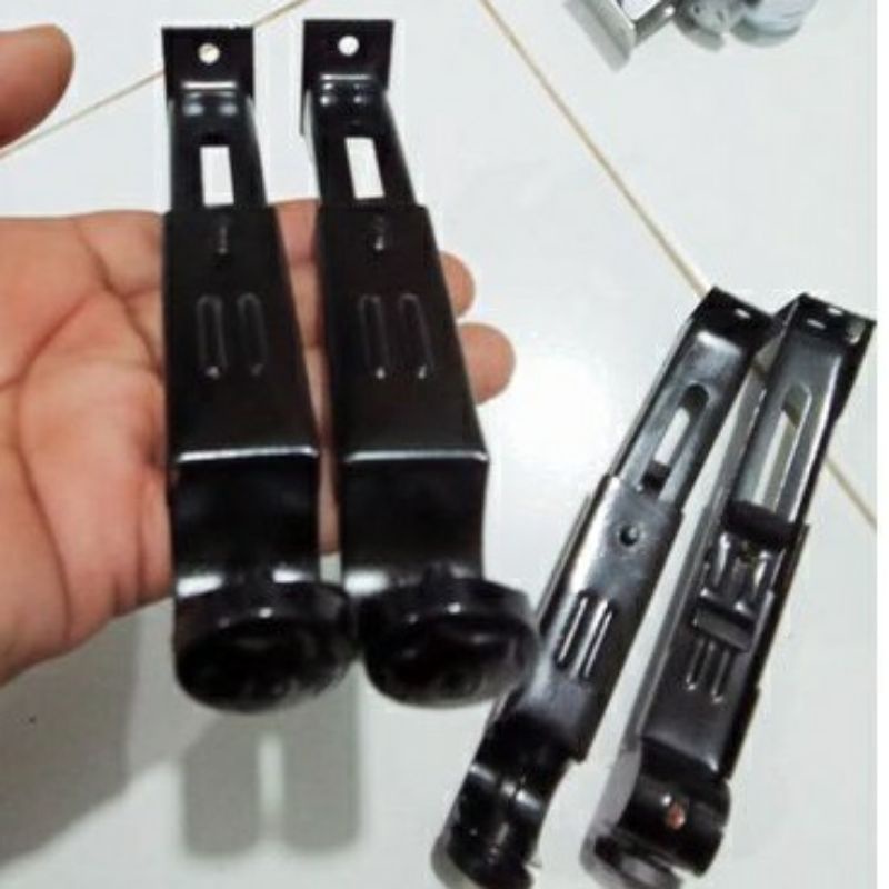 PER PCS BRACKET GORDEN HITAM/KAKI PENYANGGA BATANG GORDEN/RELL GORDEN