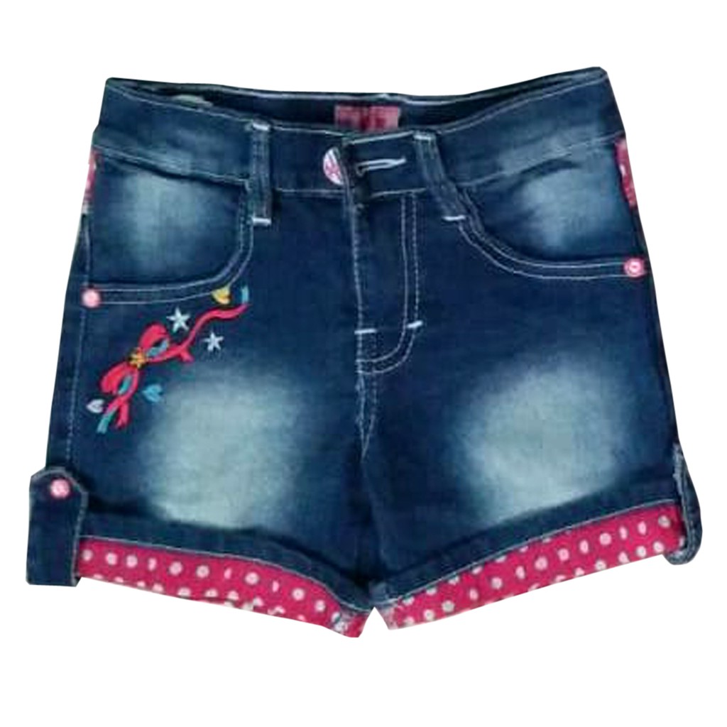 Two Mix Celana Pendek/ Celana Jeans Anak Perempuan / Hot Pants Anak Cewek