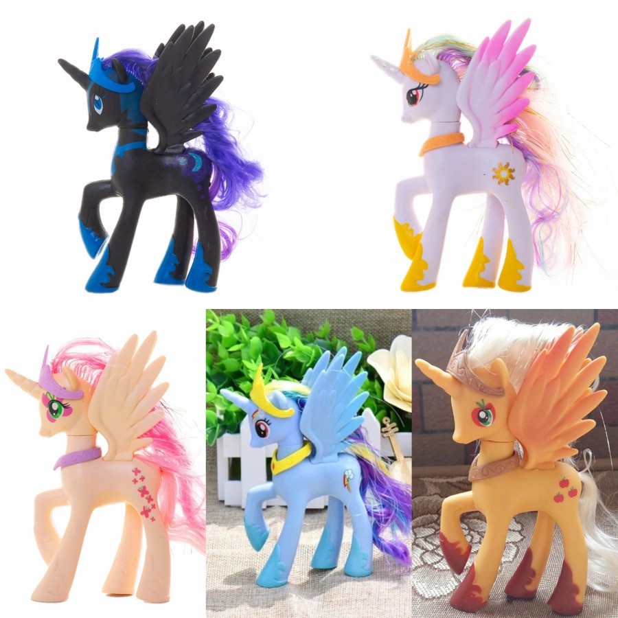 MOMBABY1 Figure My Little Pony besar 14cm atau Topper Cake Kue Ulang Tahun My Little Pony Besar