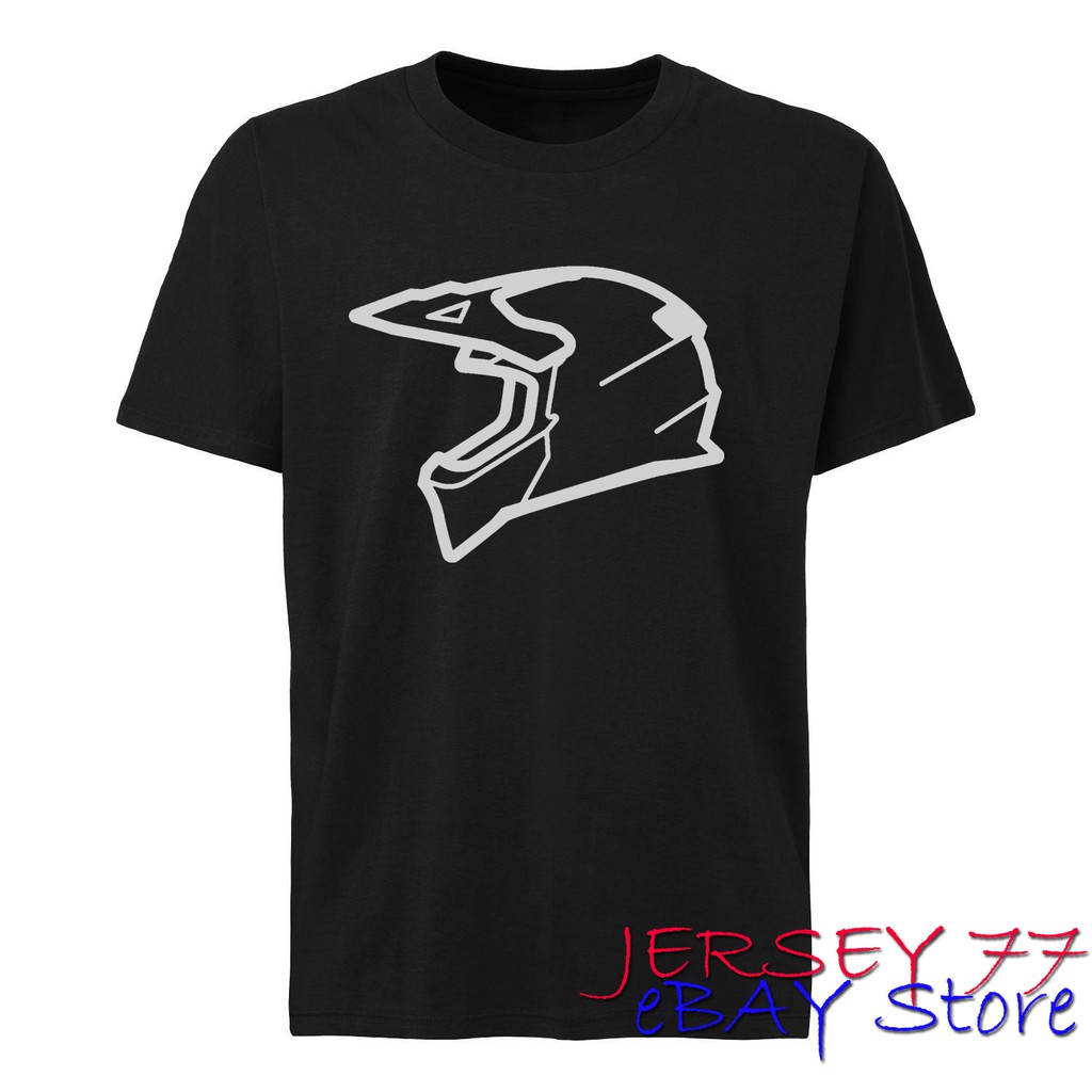 KAOS HELMET MOTOCROSS T SHIRT HELM SUPERMOTO