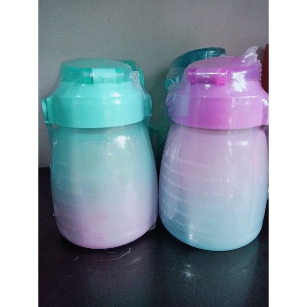 botol minum viral gemoy free stiker 1.3 Liter