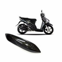 Cover Tutup Tameng Knalpot Motor Mio Sporty l Sparepat Variasi Pelindung Knalpot Mio Smile Kualitas Standar Original Hitam Murah