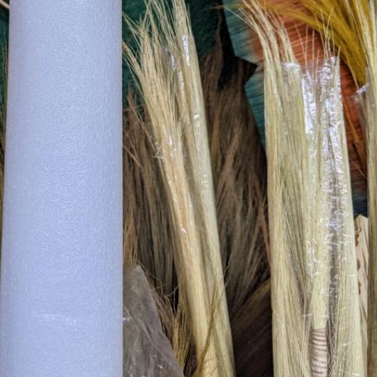 ♞ OASIS Floral Foam 2 METER Basah dan Kering ( ANTI BOLONG ) | Gabus Busa Elastis Bulat Diameter 8 c