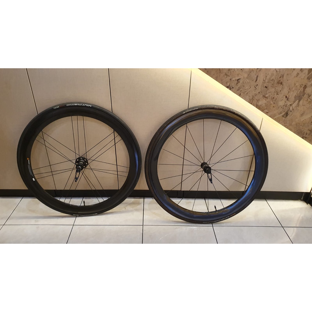 BAN SEPEDA WHEELSET CHAMPAGNOLO BORA ONE 50 Tubulan Rim Brake