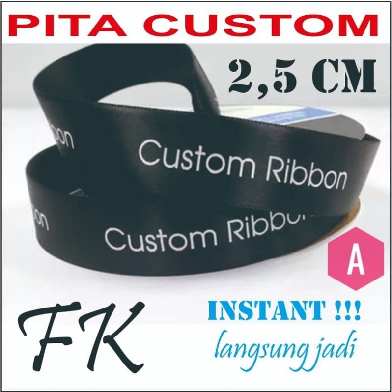 

Pita Custom Instant Printing 2,5 CM "A