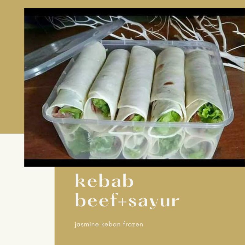 

kebab frozen isi 10 sayur ( jabodetabek only)