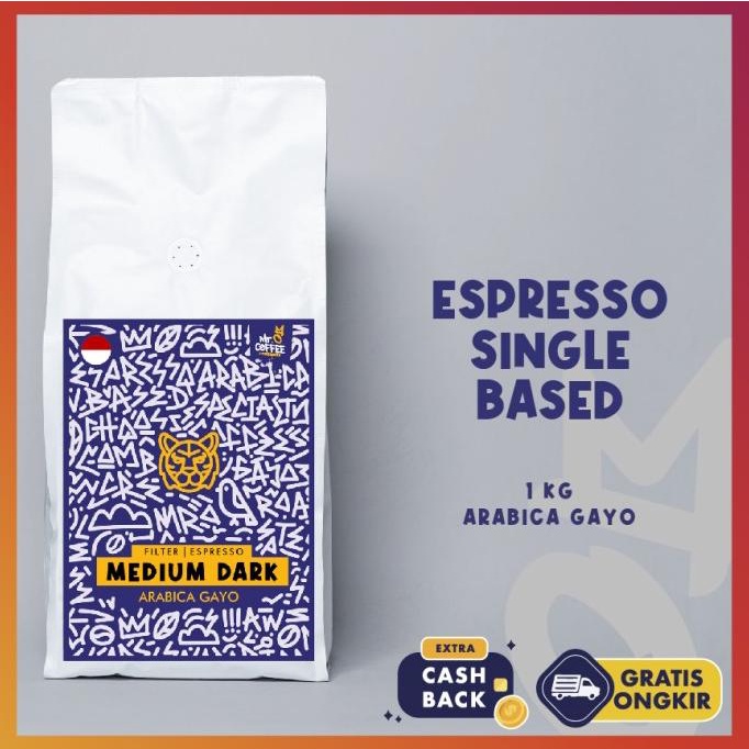 

Espresso Single Based 1kg Arabika Gayo | Es Kopi Susu Arabica -Diskon Besar