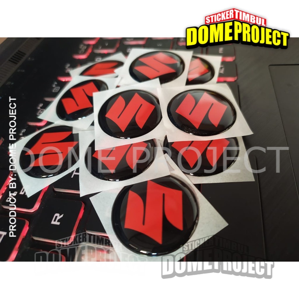 STIKER MOTOR EMBLEM 3D LOGO SUZUKI KALIPER REM AKSESORIS YAMAHA HONDA SUZUZI KAWASAKI AESTHETIC KEREN