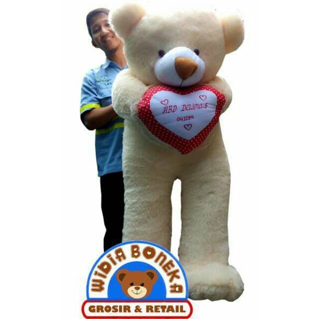 [Ukir Nama ]  Boneka beruang teddy bear 1,6 Meter super jumbo