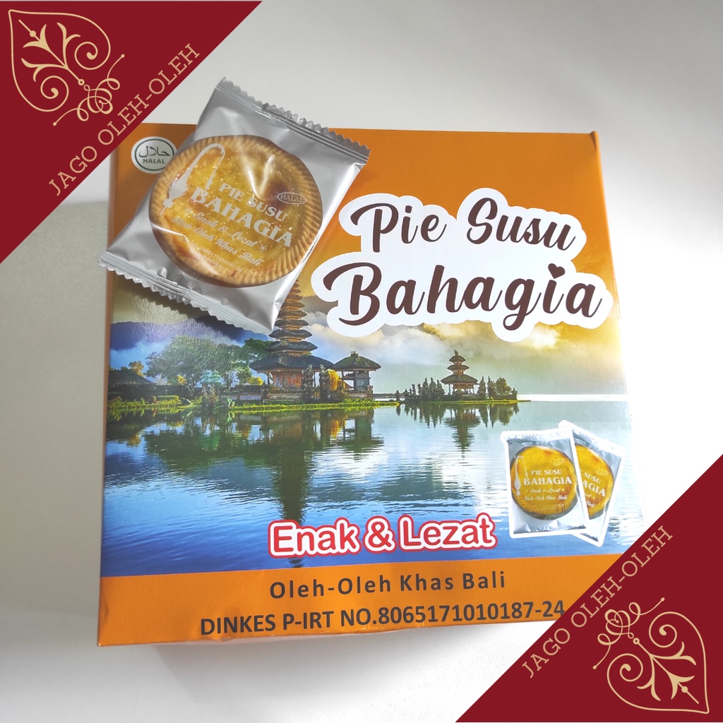 Pie Susu Bahagia Original Susu isi 50pcs - Pie Asli Bali