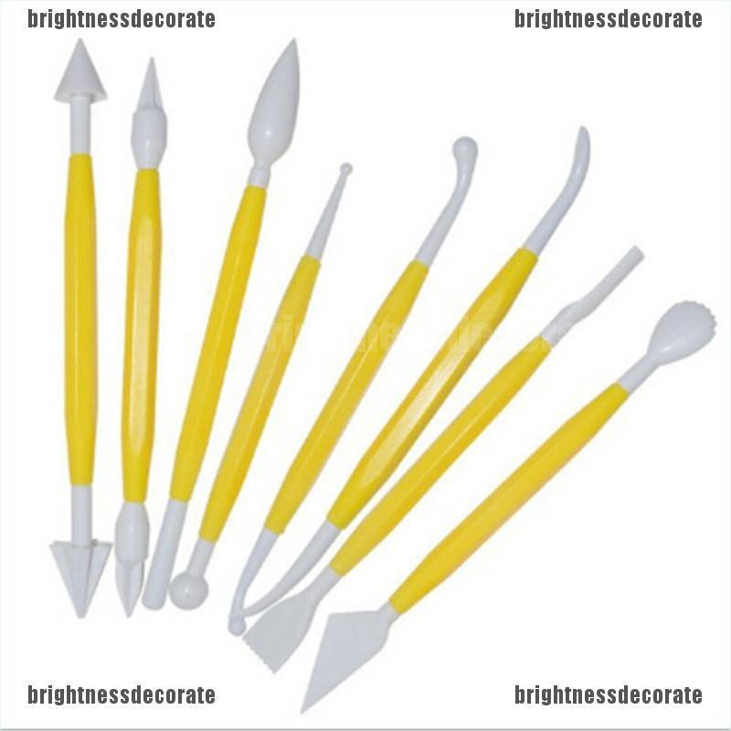 Brigid 8Pcs / Set Alat Pahat / Pahat Clay / Polymer / Plastisin