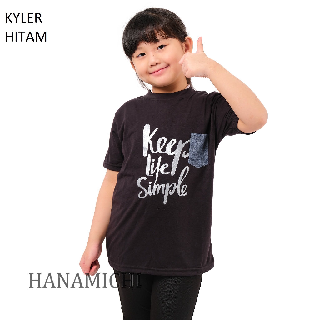 Hanamichi KYLER Kaos Anak Sablon Lengan Pendek