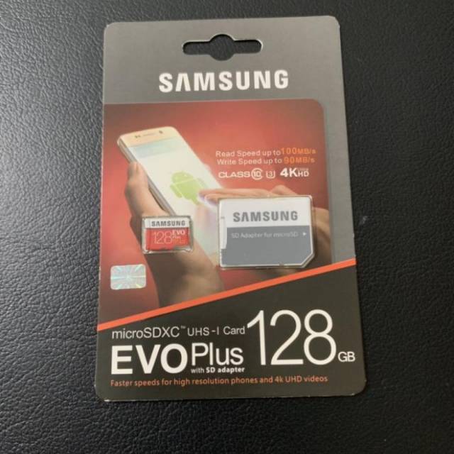 Kartu memori samsung evo plus 128 gb