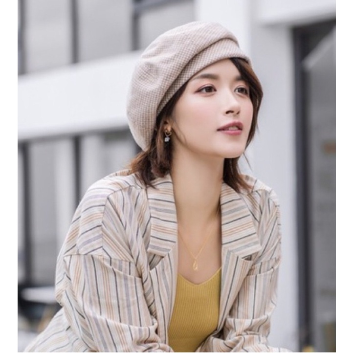 Topi Beret Wanita bahan wool Women Baret Hat