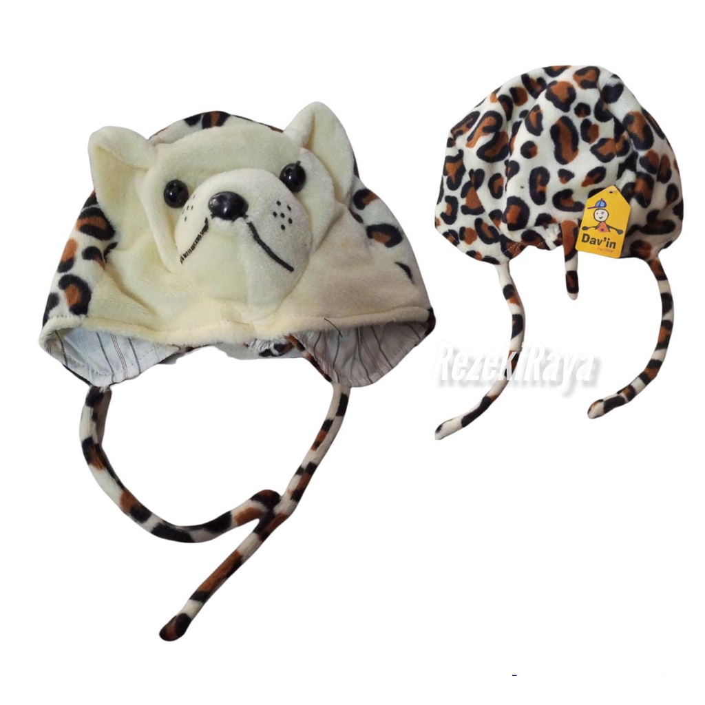 Topi Binatang Animal Hat Macan Topi Bayi Kupluk