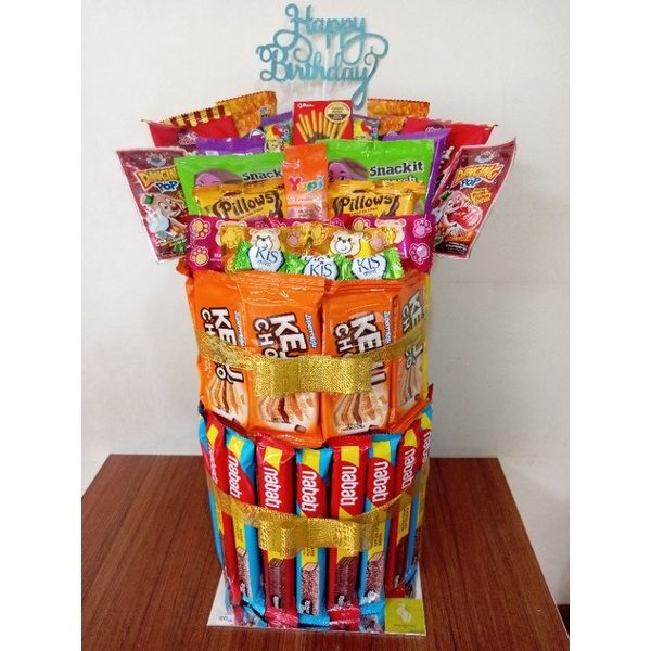 

Snack tower ready ultah