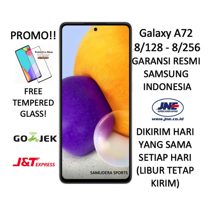 SAMSUNG GALAXY A72 8/128 DAN 8/256 2021 GARANSI RESMI SEGEL BNIB - Putih 128GB
