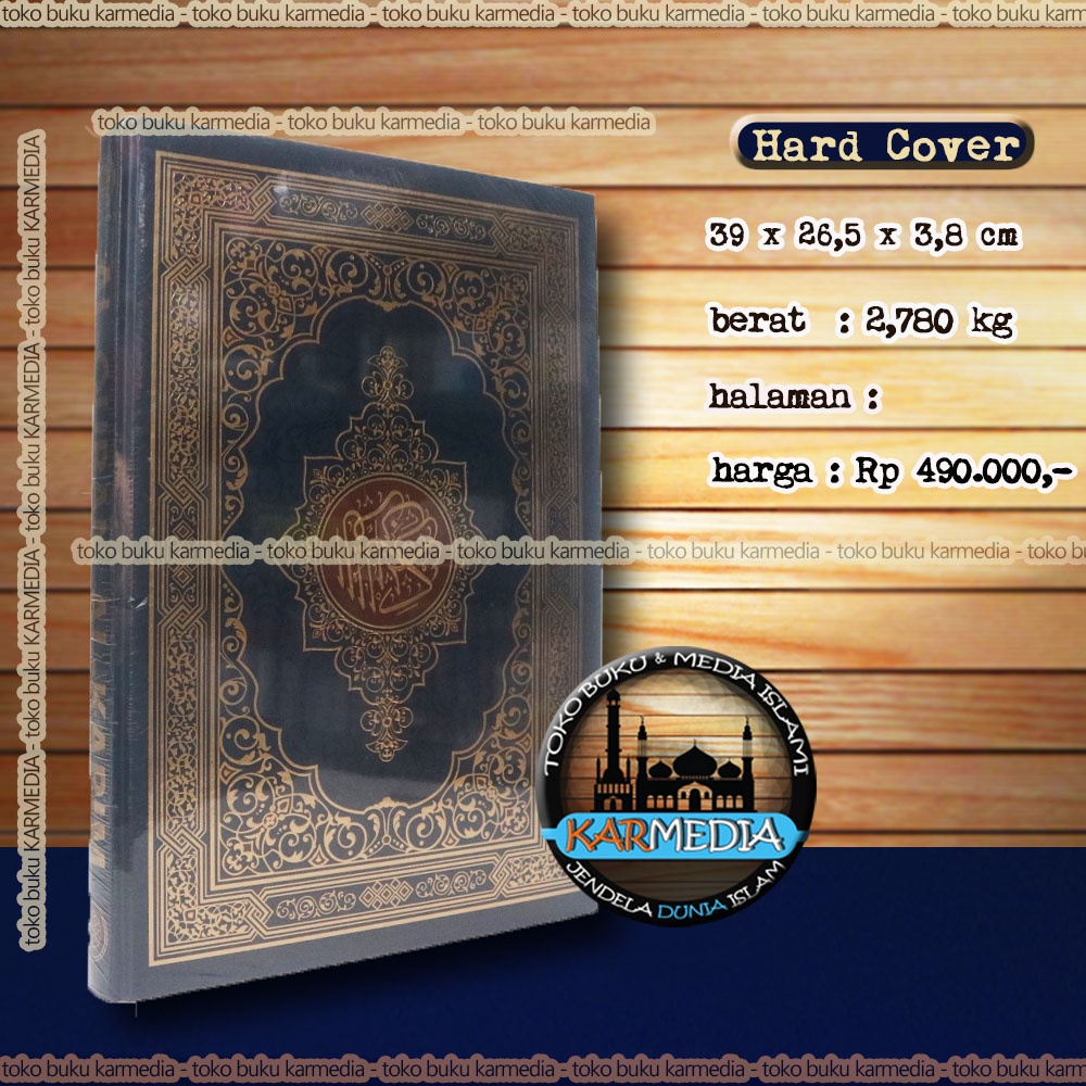 [B4] Darsyafii - Ukuran JUMBO Al Quran Mushaf Utsmani Ukuran JUMBO Lansia A3 Al Madinah