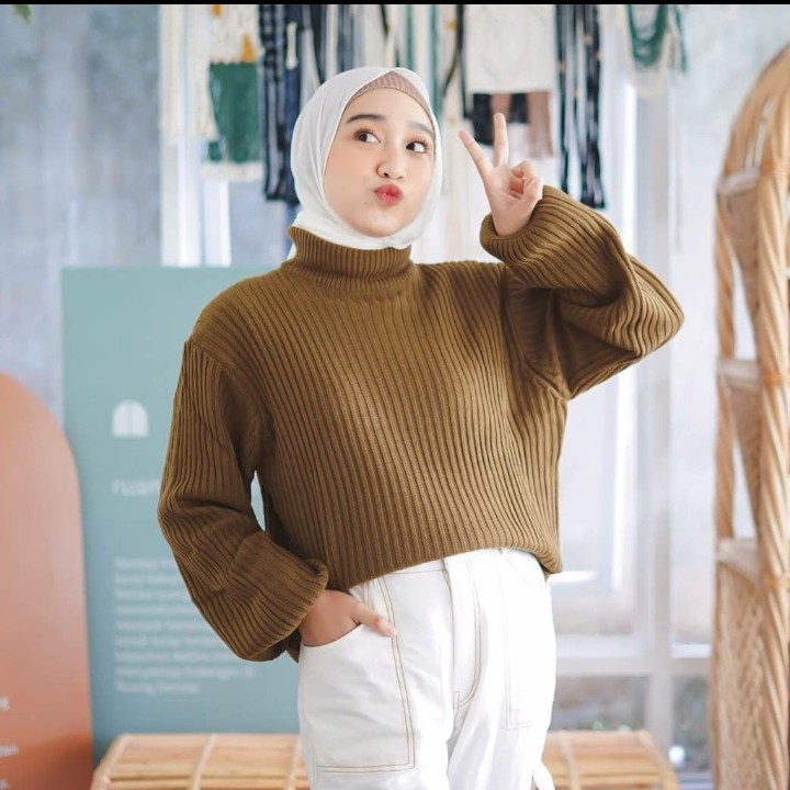 BARU!!! ARUMI TURTLENECK KNIT