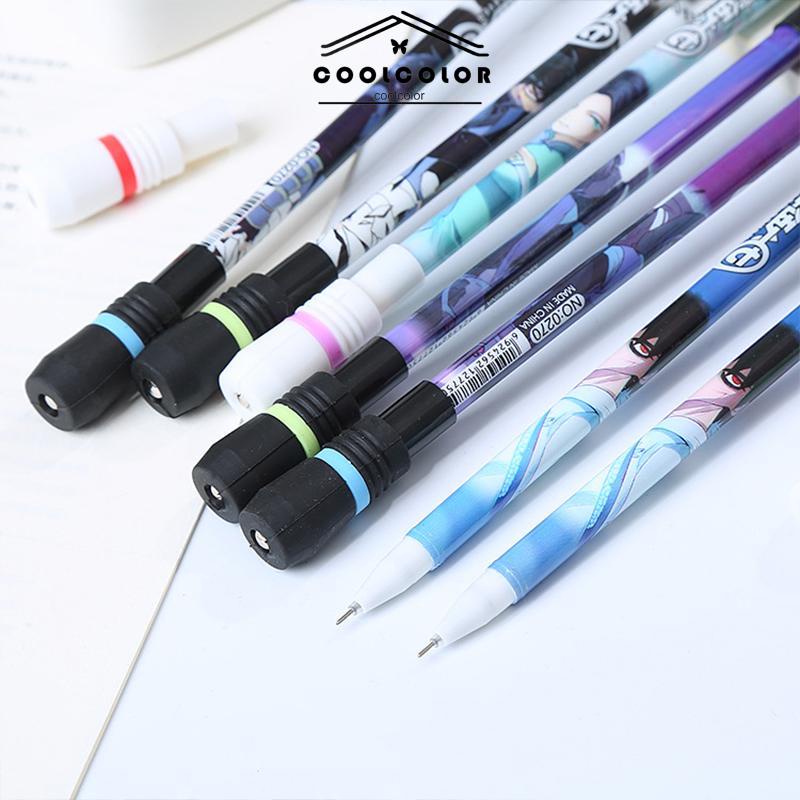 COD Anime Rotary Decompression Pen Siswa Dewasa Kompetisi Pena yang Dapat Ditulis- cl